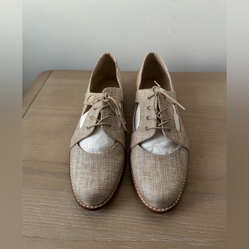 Stuart Weitzman Chablis Tweed Oxford Shoes